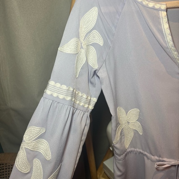 Tory Burch Sadie Floral Appliqué Dress - Picture 6 of 7